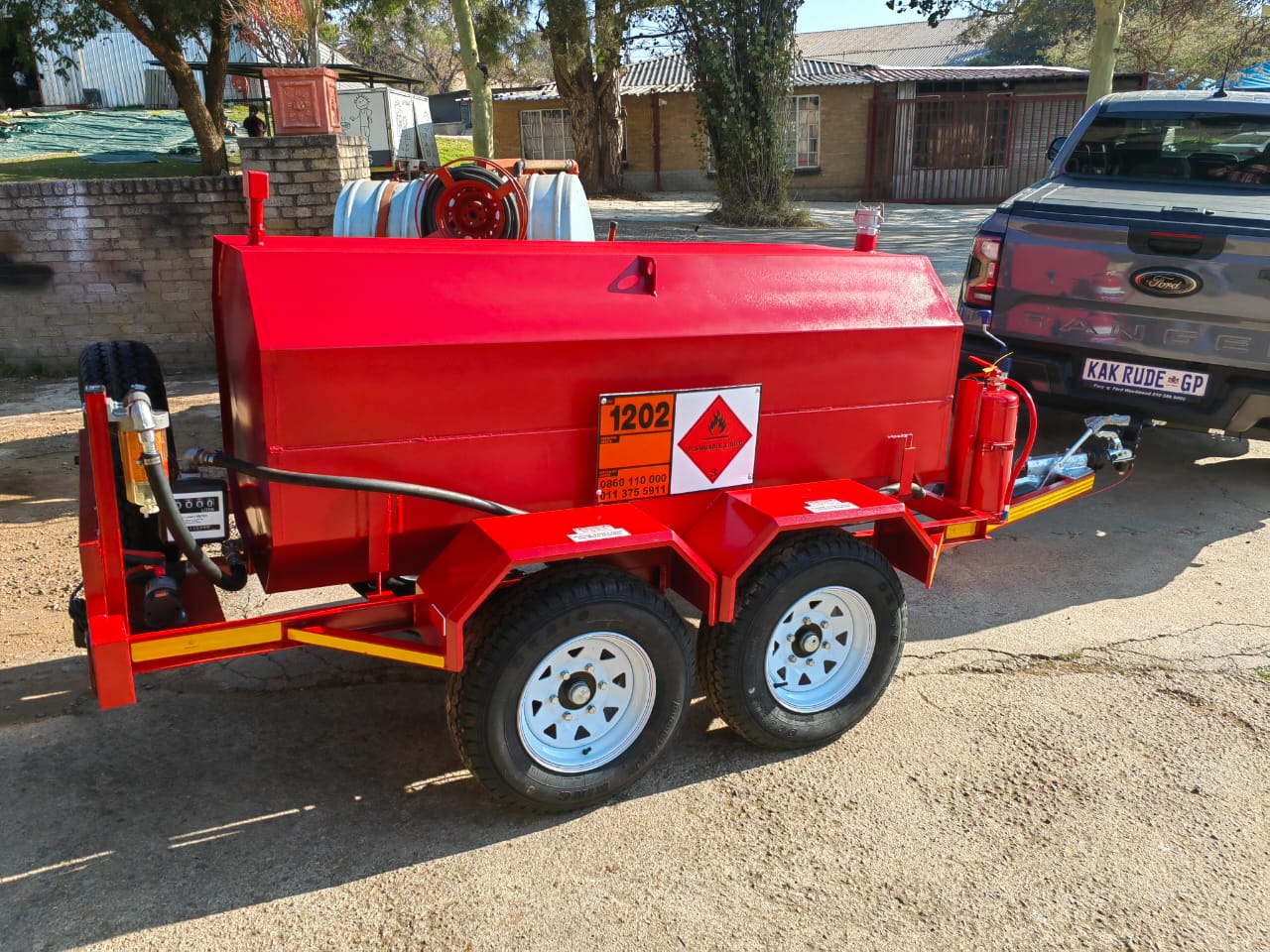 1500L Diesel Tanker, a Diesel Tanker Trailers build by LF Trailers — tough-built, NATIS-registerable trailers manufactured in Gauteng, photo 1 of 4