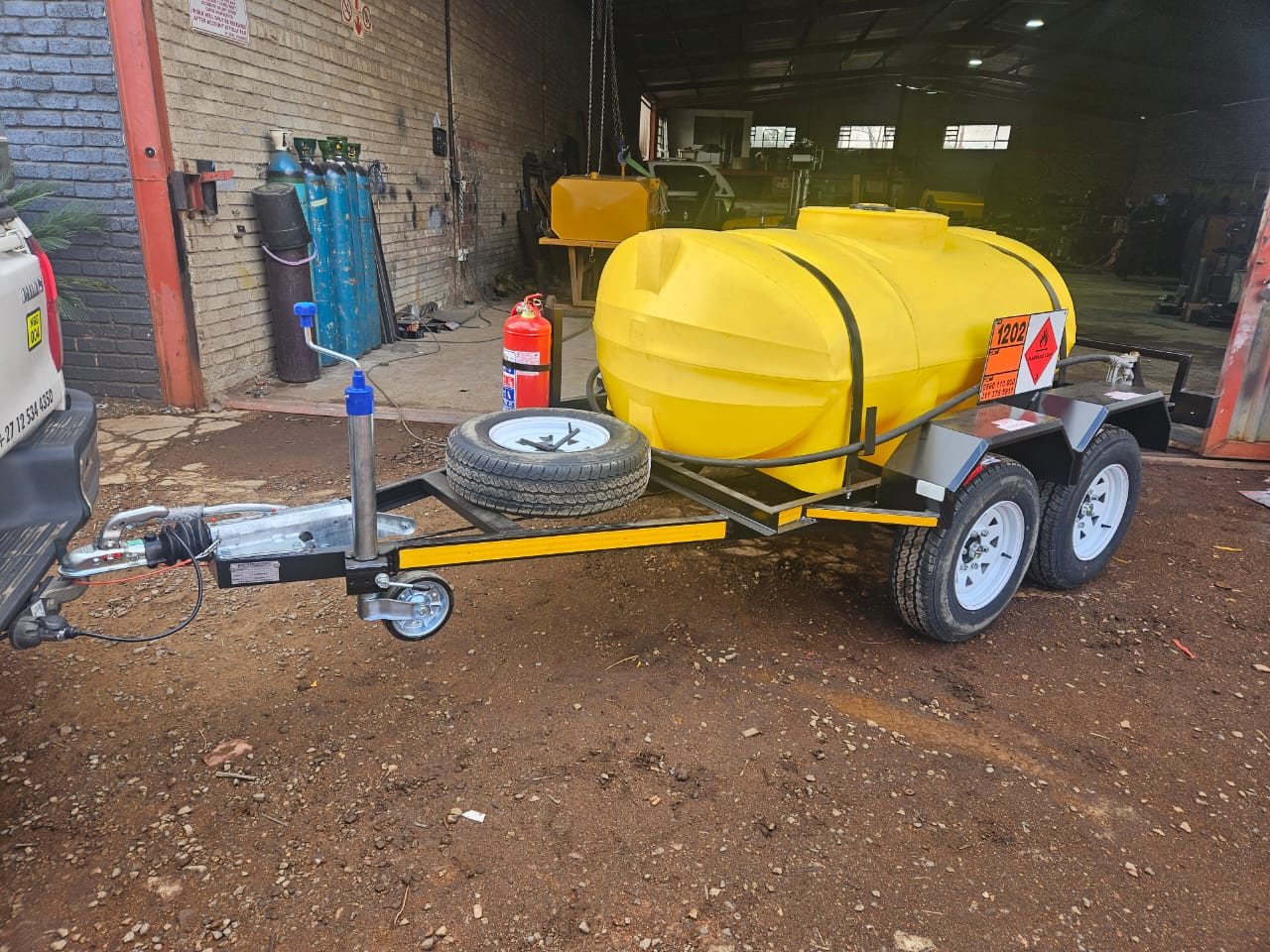 1500L Diesel Tanker, a Diesel Tanker Trailers build by LF Trailers — tough-built, NATIS-registerable trailers manufactured in Gauteng, photo 2 of 4