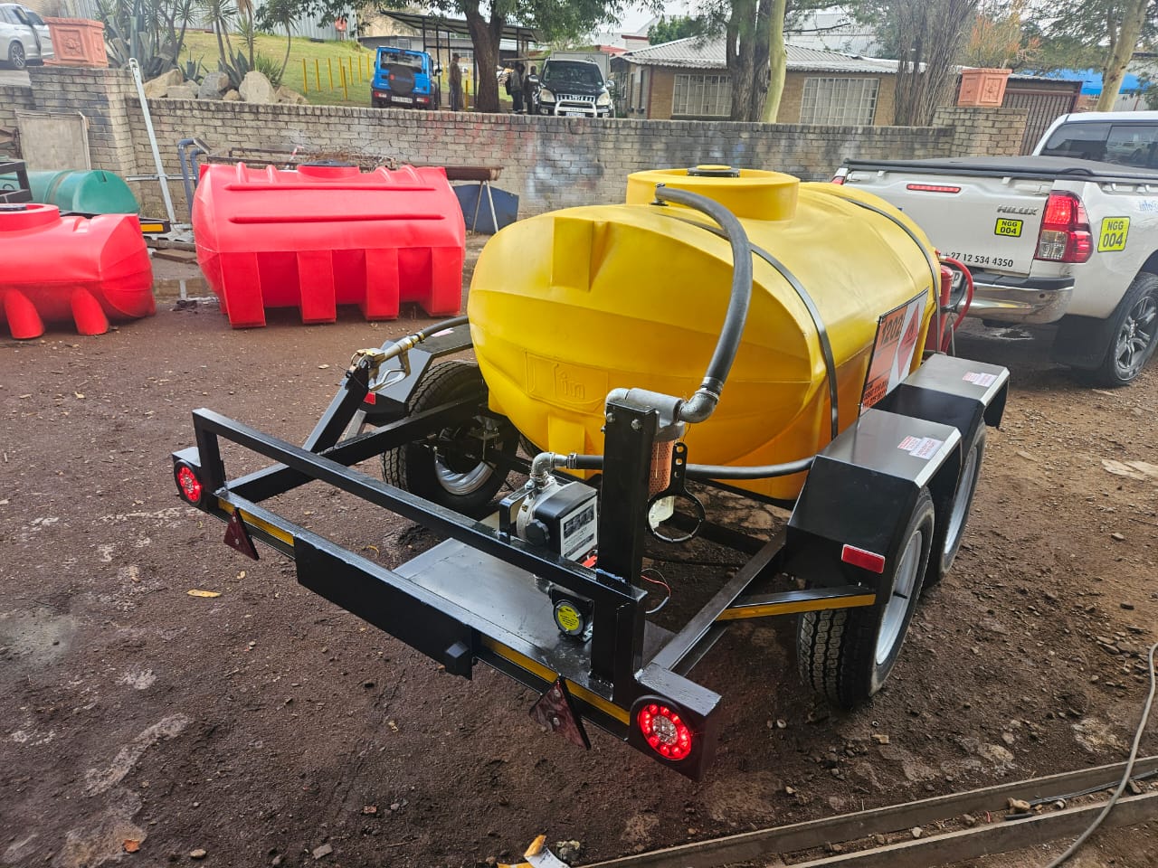 1500L Diesel Tanker, a Diesel Tanker Trailers build by LF Trailers — tough-built, NATIS-registerable trailers manufactured in Gauteng, photo 4 of 4