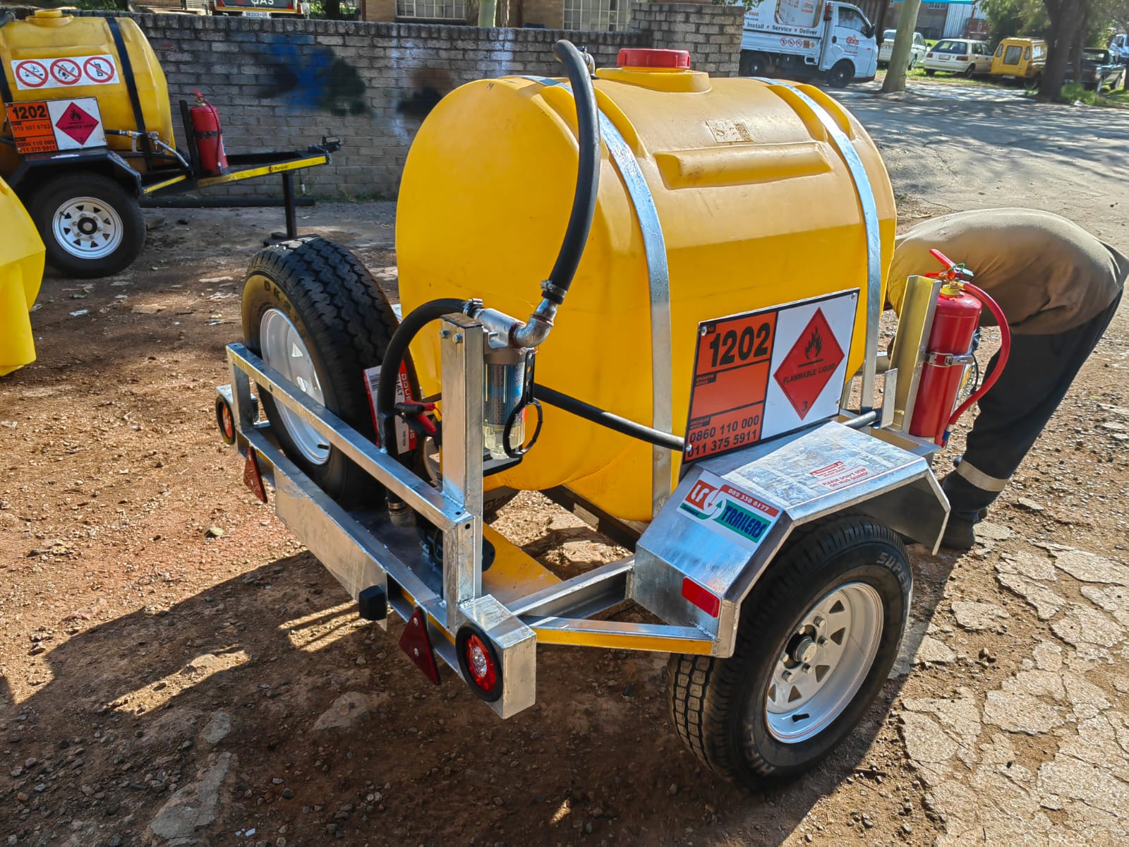 600L Diesel Tanker, a Diesel Tanker Trailers build by LF Trailers — tough-built, NATIS-registerable trailers manufactured in Gauteng, photo 4 of 4