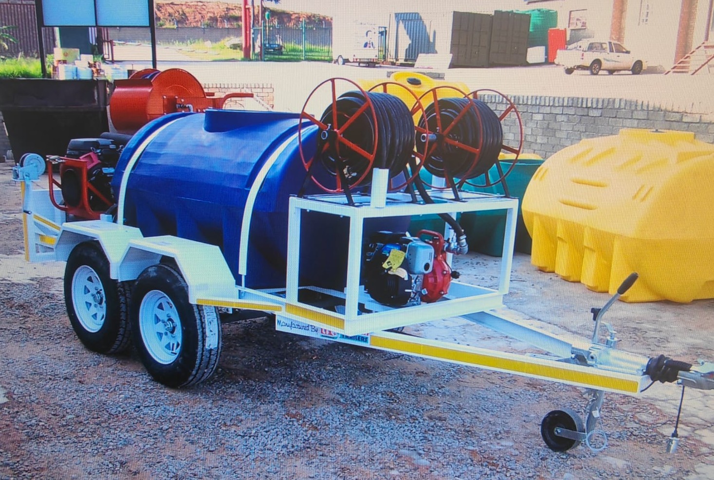1000L Drain Cleaner Trailer, a Drain Cleaner Trailers build by LF Trailers — tough-built, NATIS-registerable trailers manufactured in Gauteng, photo 1 of 4