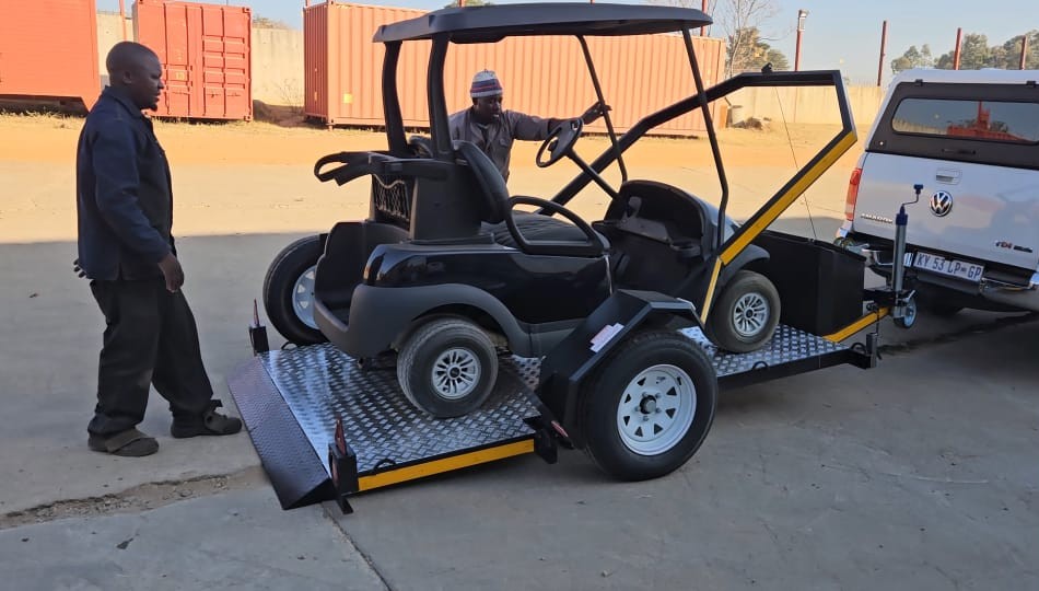 Golf Cart Trailer, a Golf Cart Trailers build by LF Trailers — tough-built, NATIS-registerable trailers manufactured in Gauteng, photo 2 of 4