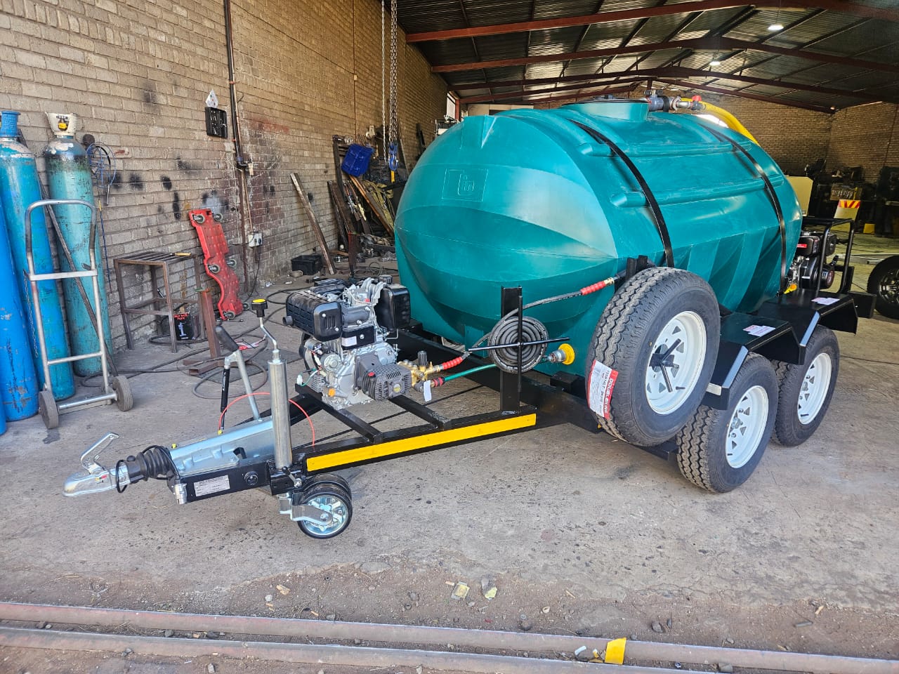 2500L High-Pressure Washer Trailer, a High-Pressure Washer Trailers build by LF Trailers — tough-built, NATIS-registerable trailers manufactured in Gauteng, photo 1 of 2