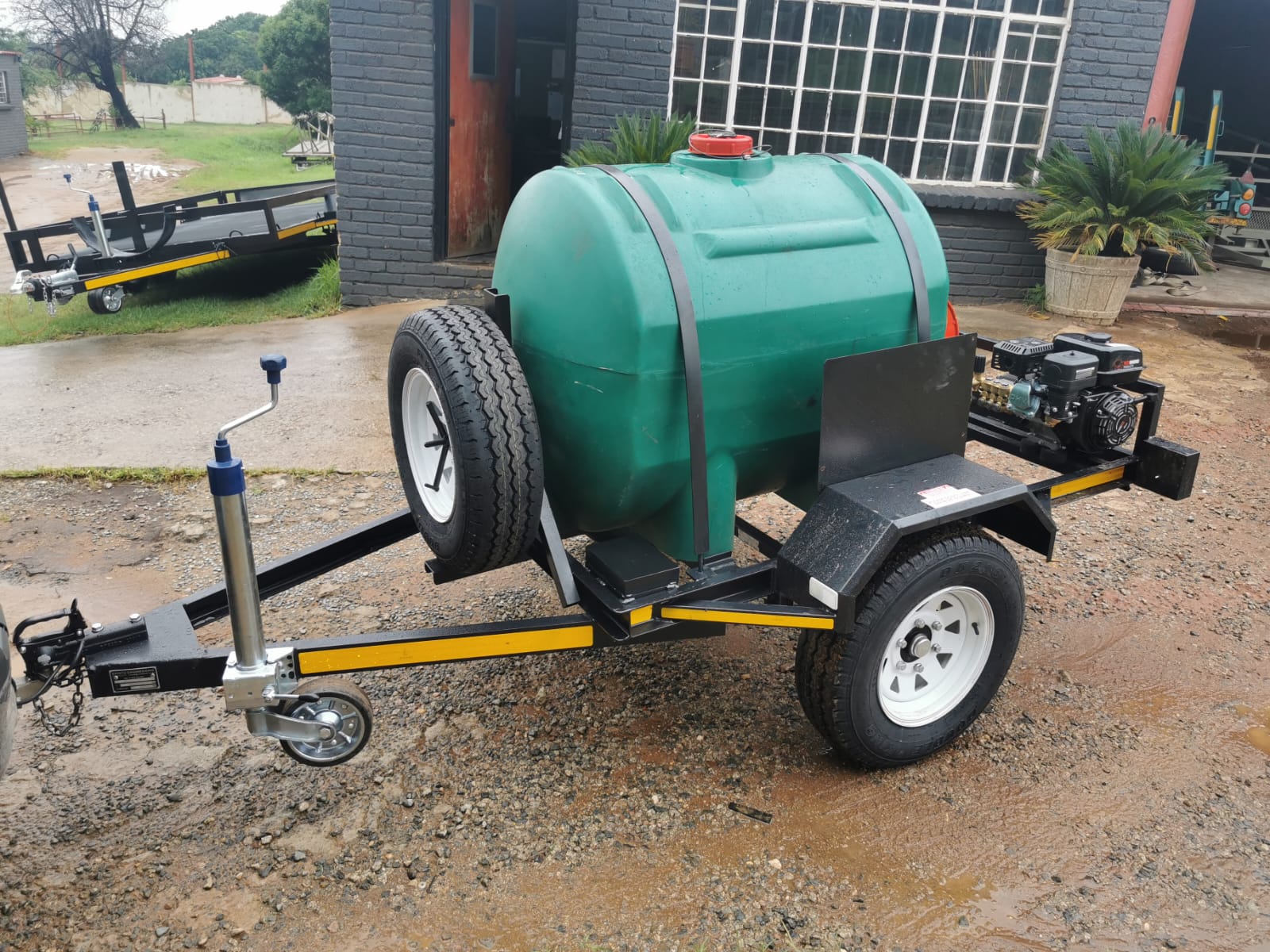 600L High-Pressure Washer Trailer, a High-Pressure Washer Trailers build by LF Trailers — tough-built, NATIS-registerable trailers manufactured in Gauteng, photo 1 of 3