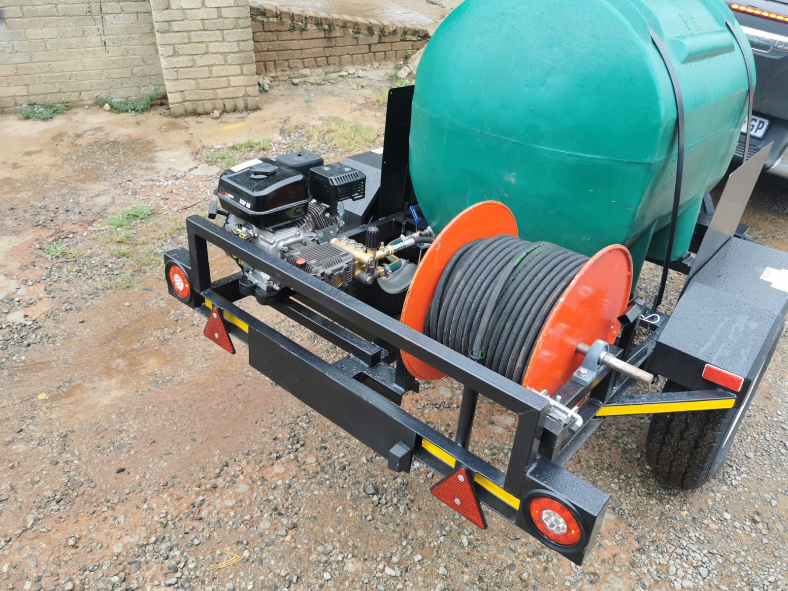 600L High-Pressure Washer Trailer, a High-Pressure Washer Trailers build by LF Trailers — tough-built, NATIS-registerable trailers manufactured in Gauteng, photo 3 of 3